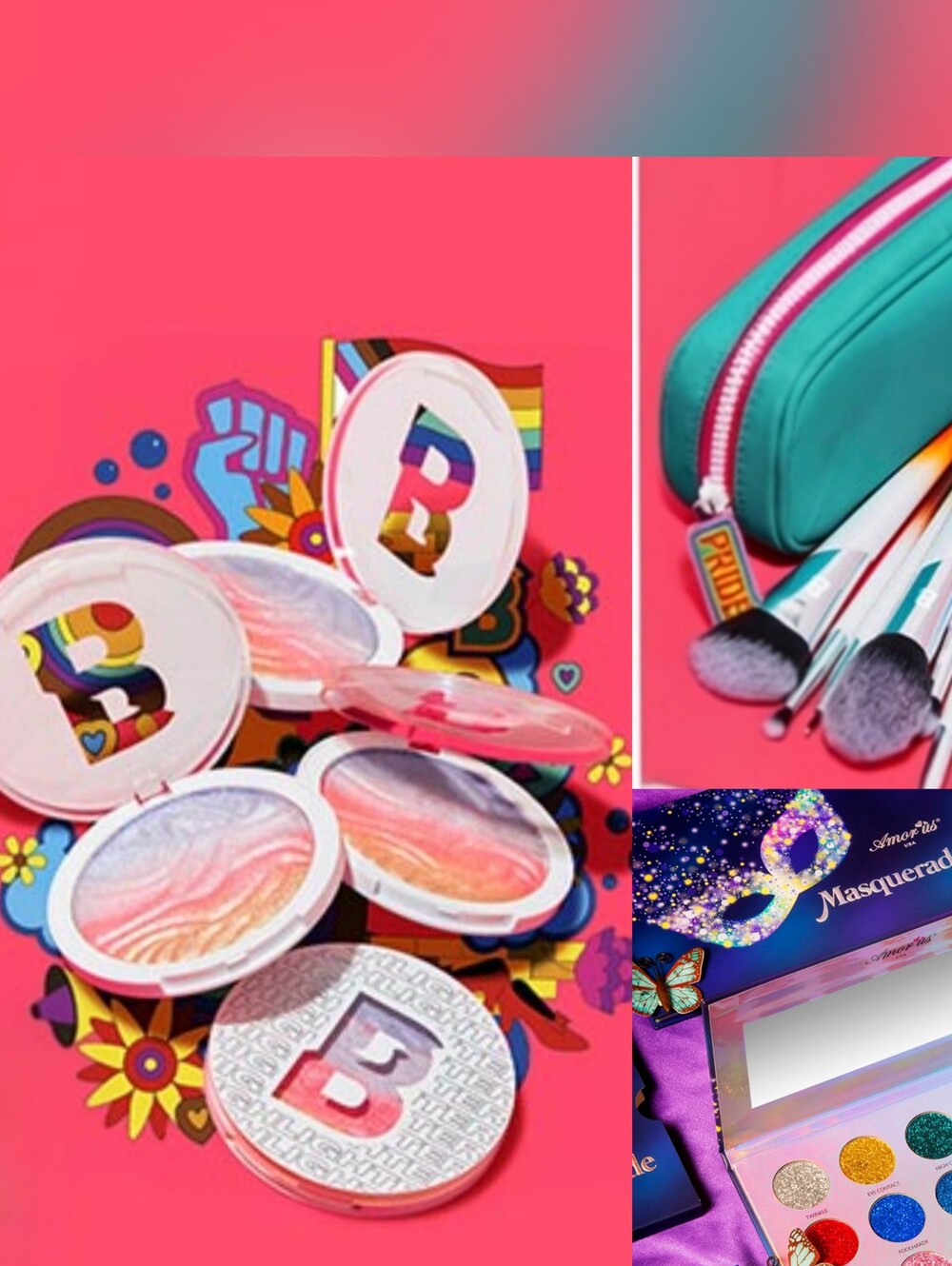 BNIB Ultimate Pride & Festival Makeup Set - Beauty Bay & Amorus